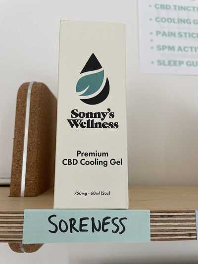 Sonny's Wellness CBD Cooling Gel - $56