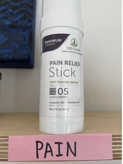 CBD Clinic Pain Relief Stick, Level 05 (Maximum Strength) - $85